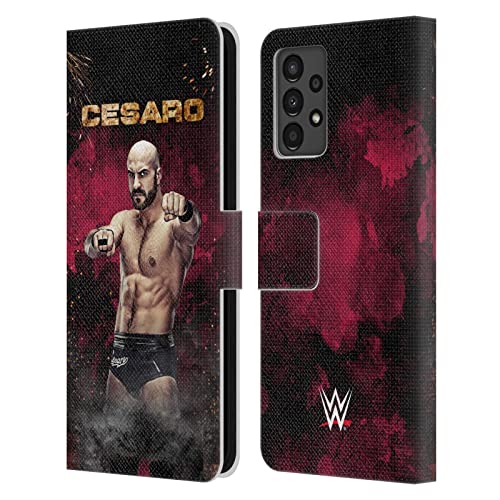 Housse Samsung Galaxy A13 WWE Cesaro - Étui portefeuille pour fans de catch