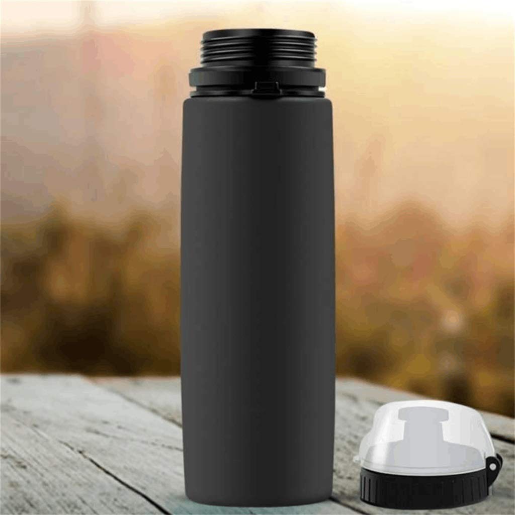 Bottiglia d'Acqua Pieghevole, Anti-Caduta Gel di Silice Compressione di Viaggio Usato for Fitness All'aperto (4 Colori)