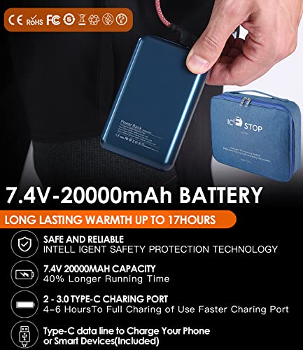 Axnol 2022 Heated Pants With 20000Mah Battery Pack Electric Heated Snow Hiking Pants Winter Softshell Outdoor Trousers #TOP1