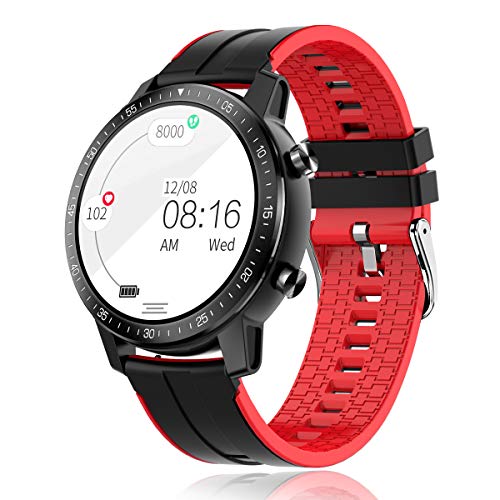 Reloj Inteligente, SmartWatch IP68 con Pantalla Táctil de 1.3'', Pulsera Actividad Inteligente Hombre Mujer para Deporte, Monitor de Actividades, Podómetro Cronómetros para iOS Android