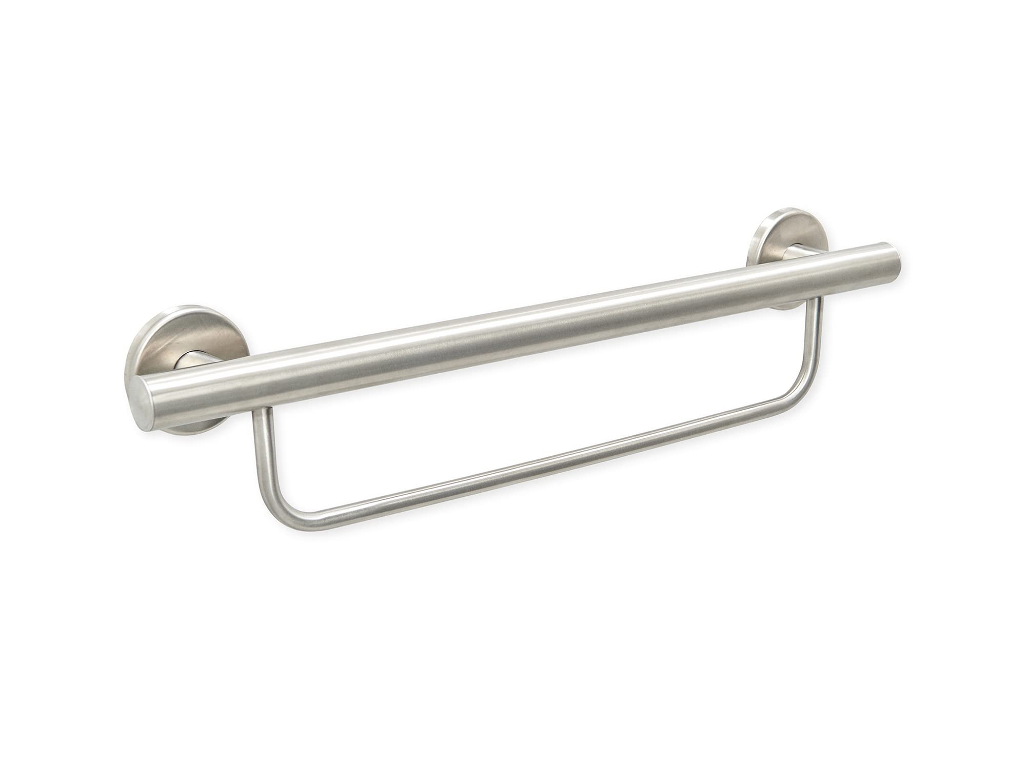 Grab Bar SpecialistsTowel Rack - ADA Safety Handrail for Bathroom Home/Elderly Handicap Aid/Type 304 Stainless Steel/Brushed Finish / 24" x 5"