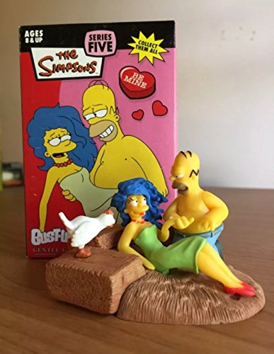 Simpsons Series 5 Valentines Day Homer & Marge Bust-Ups Action Figure