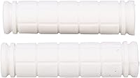 Vista 1 de Funda de goma blanca para manillar de bicicleta, 1 par de empuñaduras de bicicleta, agarre antideslizante para manillar de bicicleta, Agarres