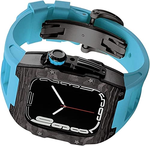 Boîtier carbone Apple Watch antichoc fini les rayures sur le métal