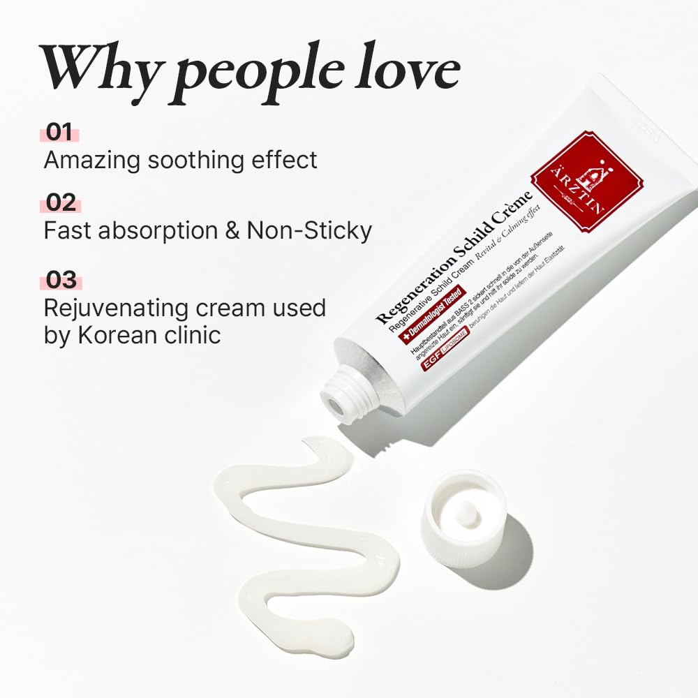 Arztin Regenerative Schild Cream, Daily Repair Cream for Sensitive & anti-aging Care Dermatologist-Recommended 1.8 oz.