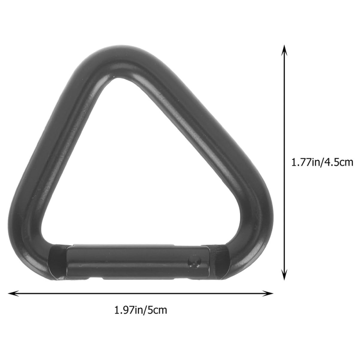 Pcs Triangle Mousqueton Mousqueton De Rappel De Verrouillage Petite Boucle Triangulaire Boucle Triangle Escalade Alliage