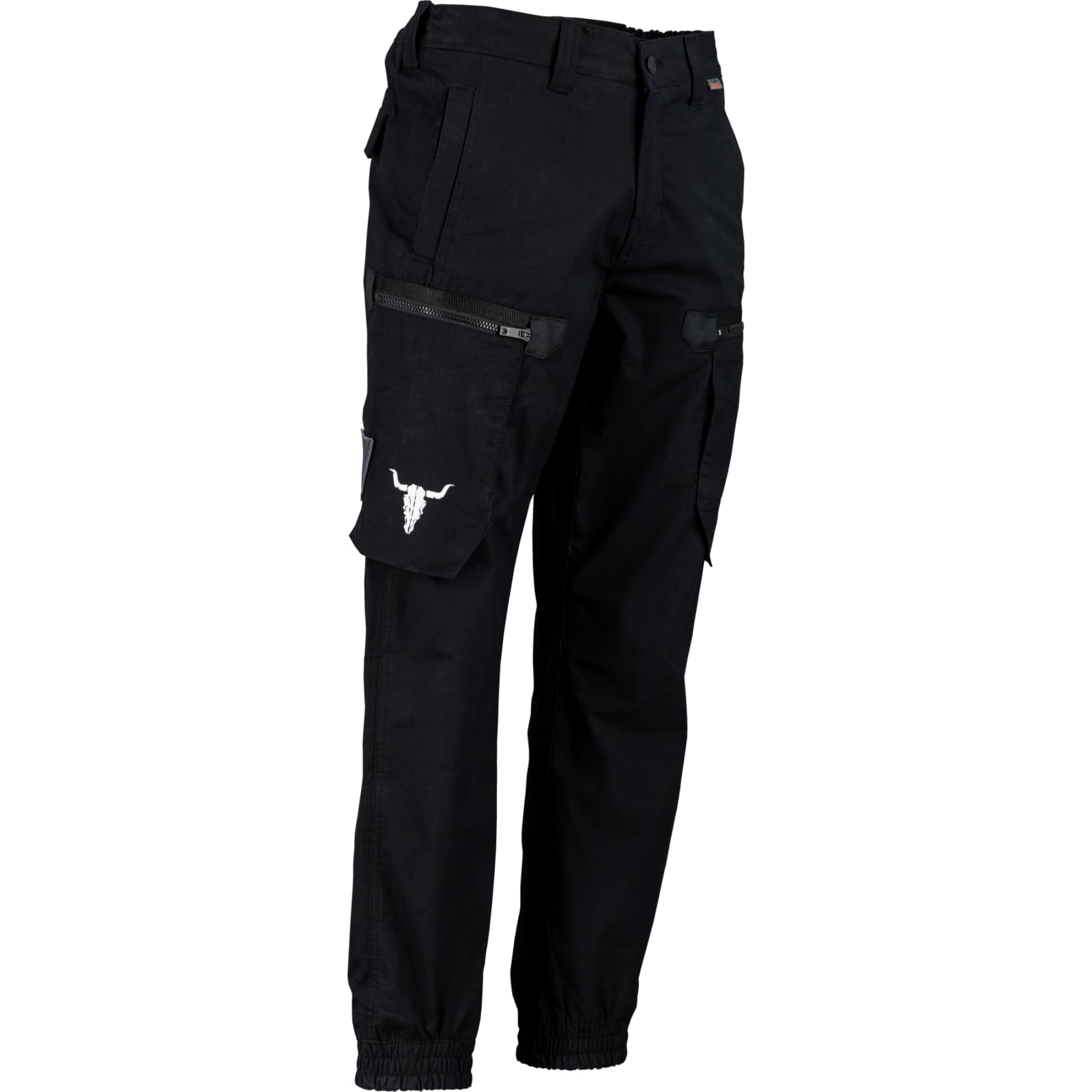 WÜRTH MODYF Cargohose Urban Light - Wacken Edition - Schwarz - Gr. 40-66 | Cargohose mit Reißverschlusstaschen, Handytasche sowie Seiten- und Gesäßtaschen - perfekt fürs Festival