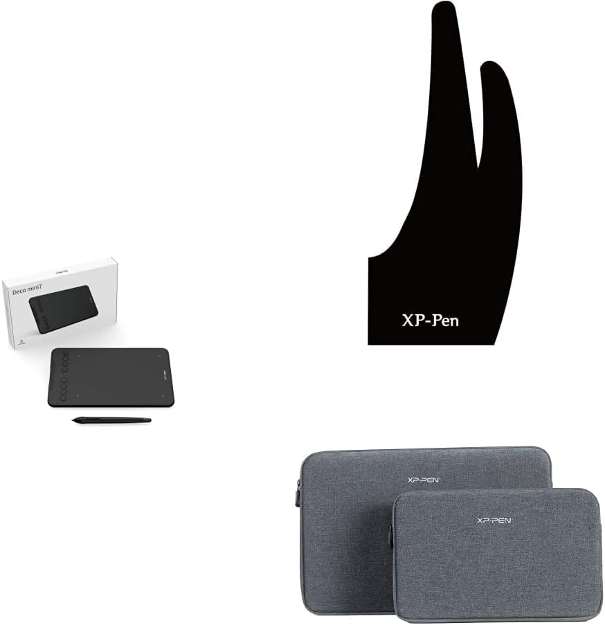 XP-PEN Deco Mini 7 Graphics Tablet 17.78 cm x 11.09 cm (7 x 4.37 inches) Pen Tablet with 8192 Levels