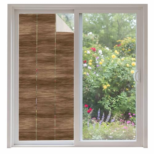 Vinilo Decorativo para Ventana Marrón 35.4x78.7 pulgadas miniatura 1