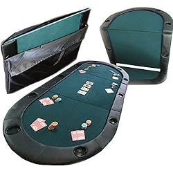 Trademark Texas Hold&rsquo;em Poker Padded Table Top With Cupholders