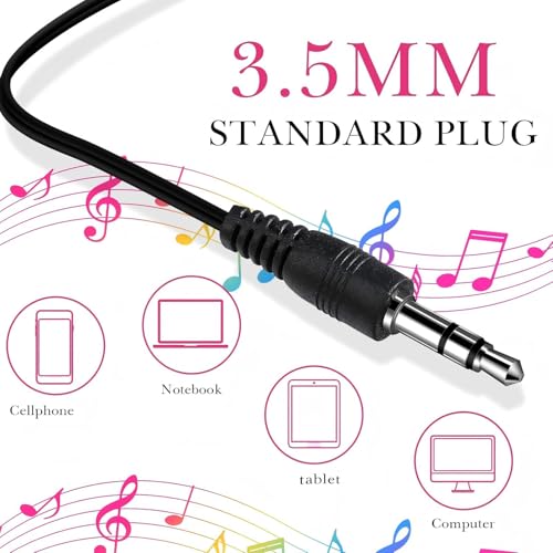 Image of Kanayu 100 Pack Wired Earbuds Bulk for Classroom, 3.5MM No Mic,Pink