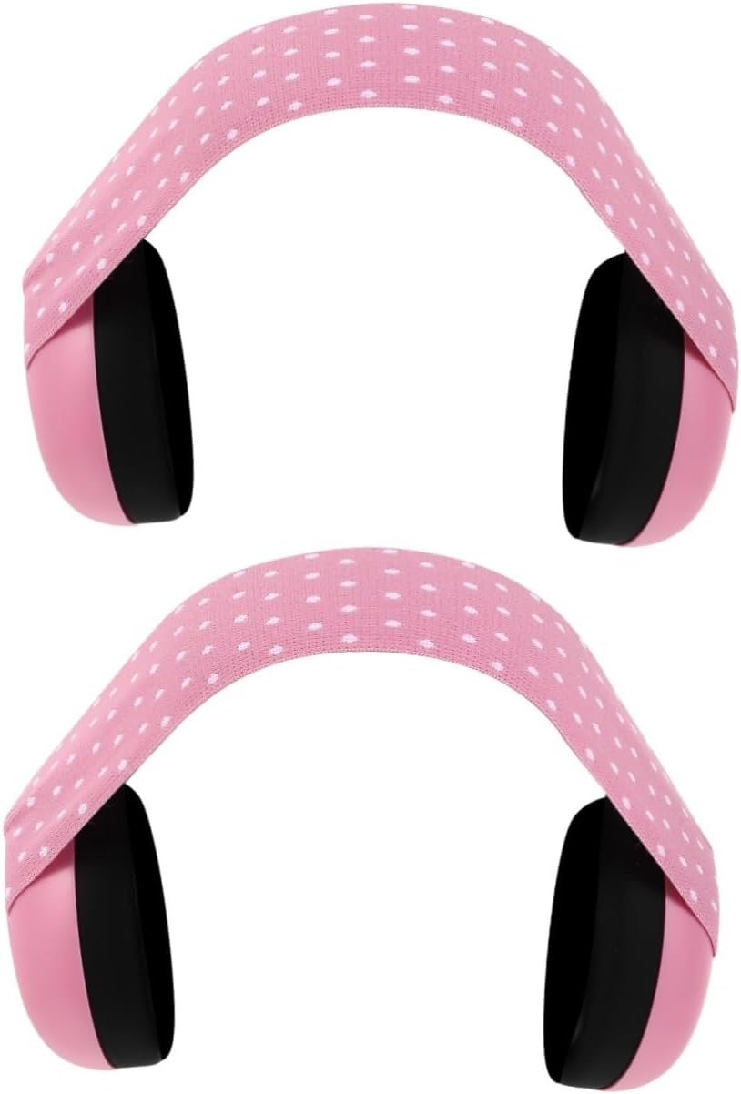 Milisten 2pcs Baby Earmuffs Baby Travel Essential Noise Cancelling Ear Muffs Comfortable Ear Protection for Infants