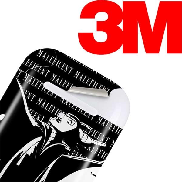 Skinit Decal Audio Skin Compatible with Apple AirPods - Officially Licensed Disney Villains Maleficent Black and White Design