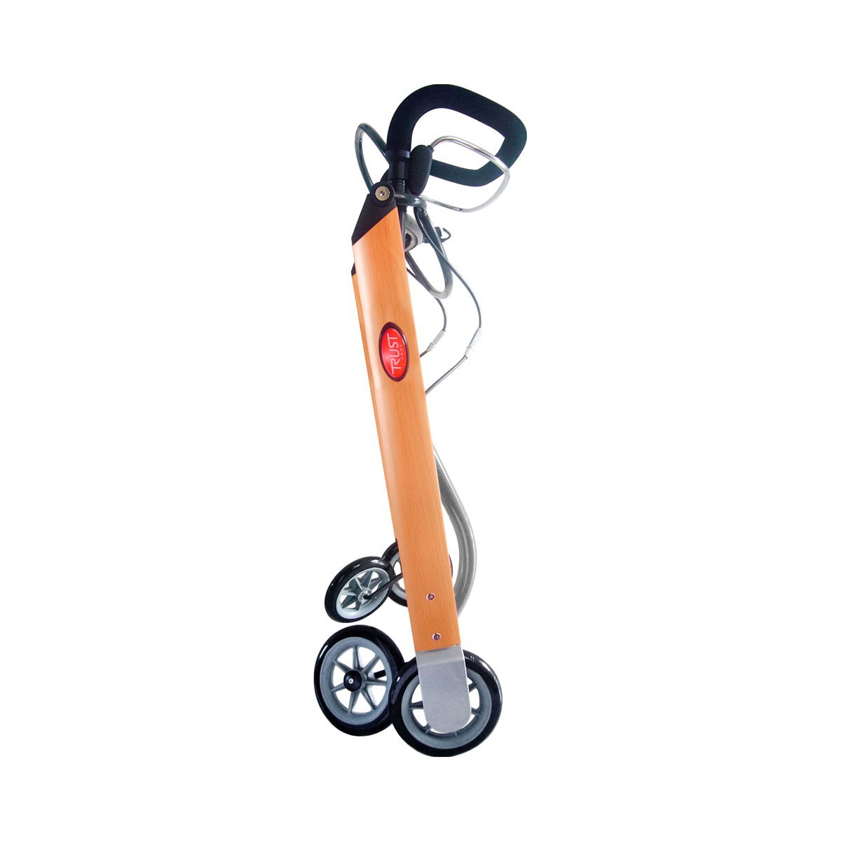 Trust Care 9320 Wohnraum - Rollator Let's Go in Holz/Silber Optik