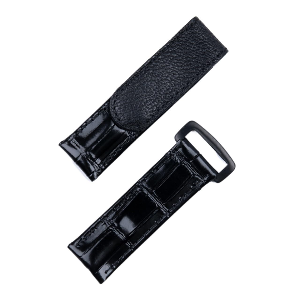 Cinturini, Cinturino for orologio in pelle di vacchetta da 20 mm con fibbia
