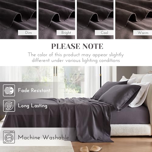 Comfort Spaces 100% Cotton Flannel Sheets Twin XL Size, Ultra Soft, 3 Pcs by Comfort Spaces - Used condition - Image 8