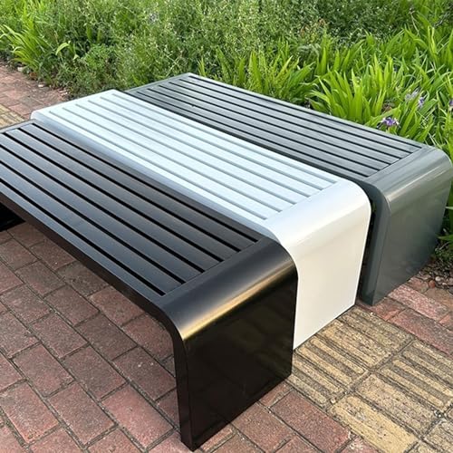 Banc de Parc Noir : Solution Durable Contre l'Usure Extérieure - 4