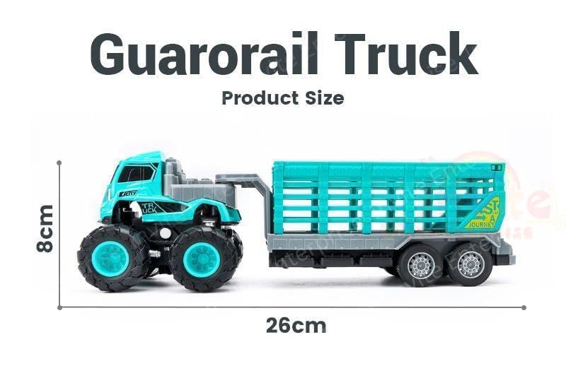 Image of 1:43 Metal Toys Alloy Diecast Truck Set Toy, Diecast Miniature Car Model (Animal Transportation Truck),Assorted