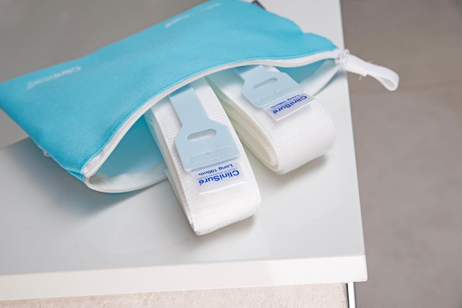 CliniSure Katheter-Haltegurt und Beinbeutelstütze, 100 cm, waschbar und wiederverwendbar, medizinischer Schlauchhalter mit rutschfestem Silikon, verstellbare bequeme Passform für Harnröhren- und