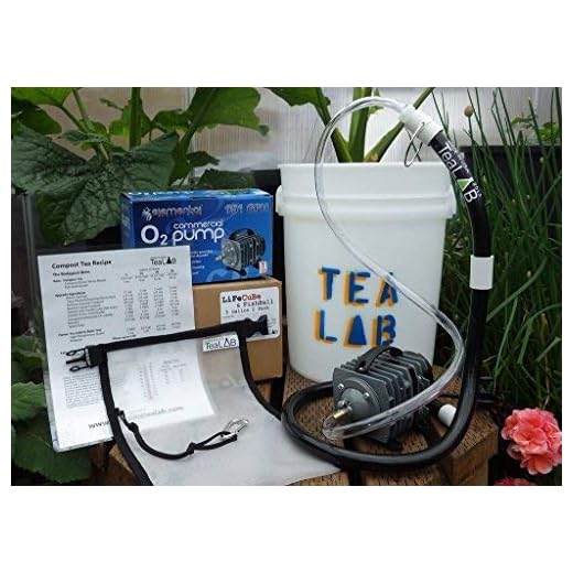 Complete Compost Tea Brewer Kit : 5 Gallon : Bubbles Other Brewers Out of The Water