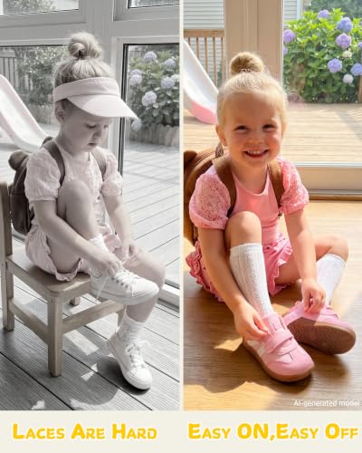 Image of Toddler Wide Toe Box Barefoot Shoes for Boys & Girls Zero Drop Sneakers Little Kids Tennis Running Casual Shoes Baby First Walking Non-Slip Shoe Lightweight Comfort Outdoor Activities