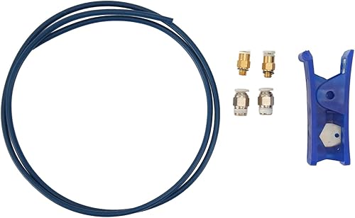 Miniatura 1 de Tubo de PTFE Serie 1M XS de 0.069 in, impresión a alta temperatura, mayor lubricidad, identificación precisa, compatible con acopladores Ender 3 V2