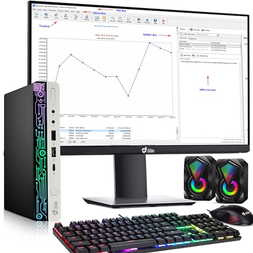 HP RGB G4 Mini PC - Intel Core i5-��8���� �ő�3.50Ghz | 32GB DDR4 Ram | 1TB NVMe SSD | FHD 24�C���`���j�^�[ | Windows 11 Pro | RGB�L�[�{�[�h&�}�E�X�Z