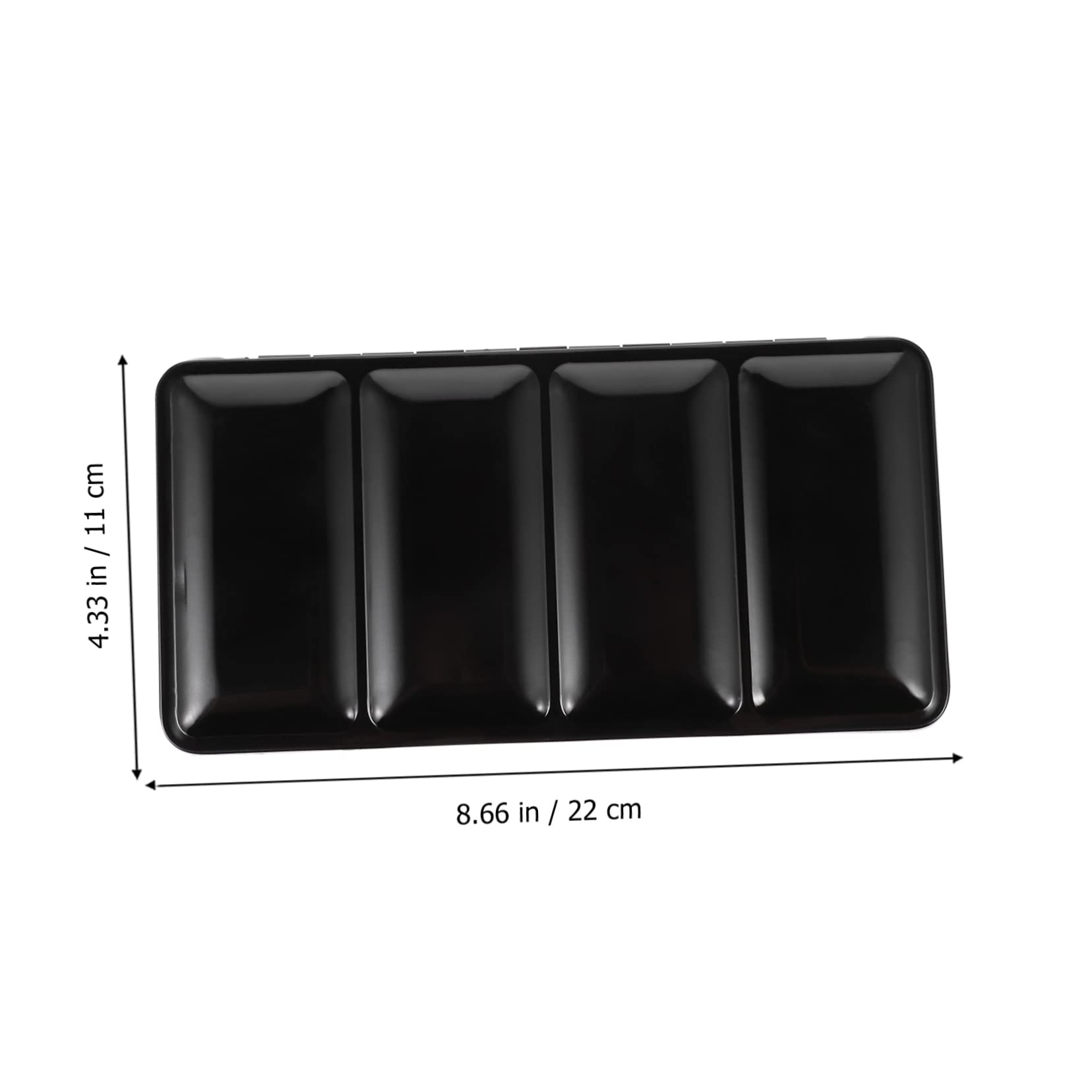 PLAFOPE Boîte Vide pour Aquarelle Récipient à Pigments Métal Pots De Peinture Vides pour Coffret De Peinture