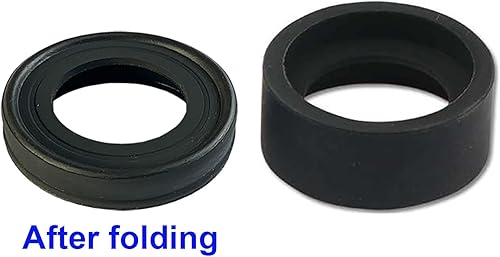 Miniatura 4 de 2 unidsset 1.339 in de diámetro de goma ocular cubierta protectores de ojos escudos de protección estéreo microscopio telescopio monocular binocular