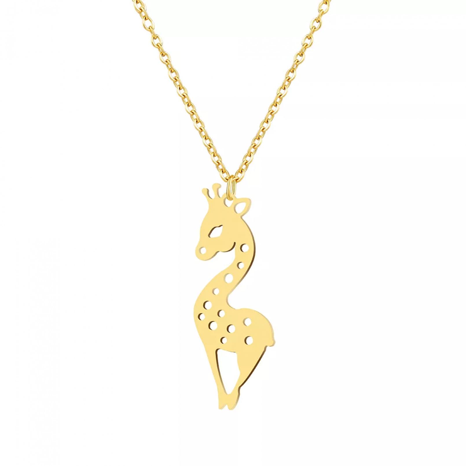 chenningshangmao@ Joyas Colgantes de Collar Collares Corona Sika Ciervo Animal Colgantes Cadenas Gargantilla Collar de Moda para Mujer Joyería Fiesta Regalos de Boda Navidad en el día de la Madre