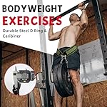 Jaffick Dip Belt with Steel Chain for Weightlifting Pullup Gym Weighted Lifting Belt for Powerlifting Squat Bodybuilding Waist Support for Both Men and Women - Image 4