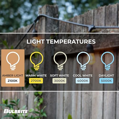 Luces de cadena Bulbrite 48 pies E26 A19 miniatura 3