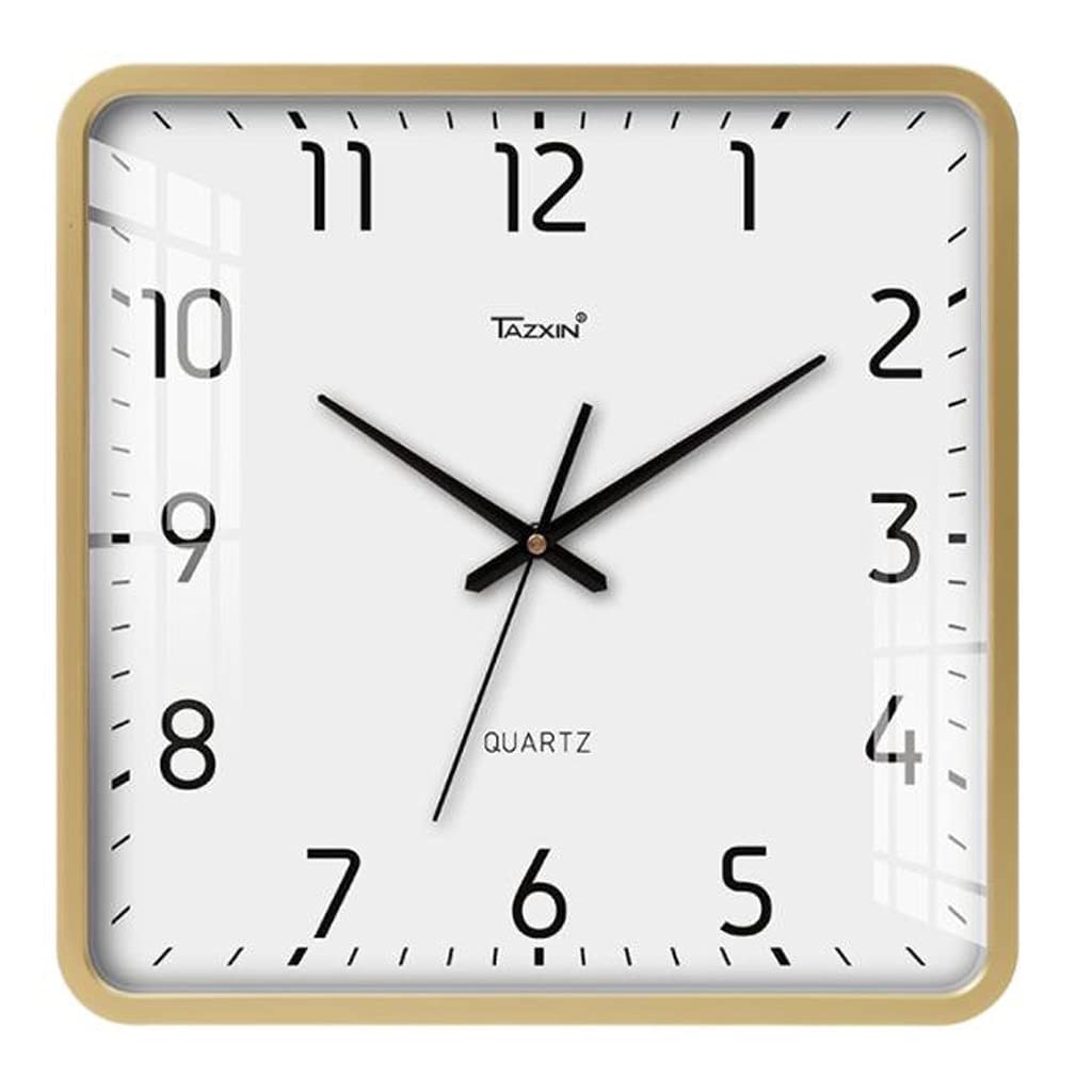 Horloge murale salon muette grand format 35cm style électronique créatif