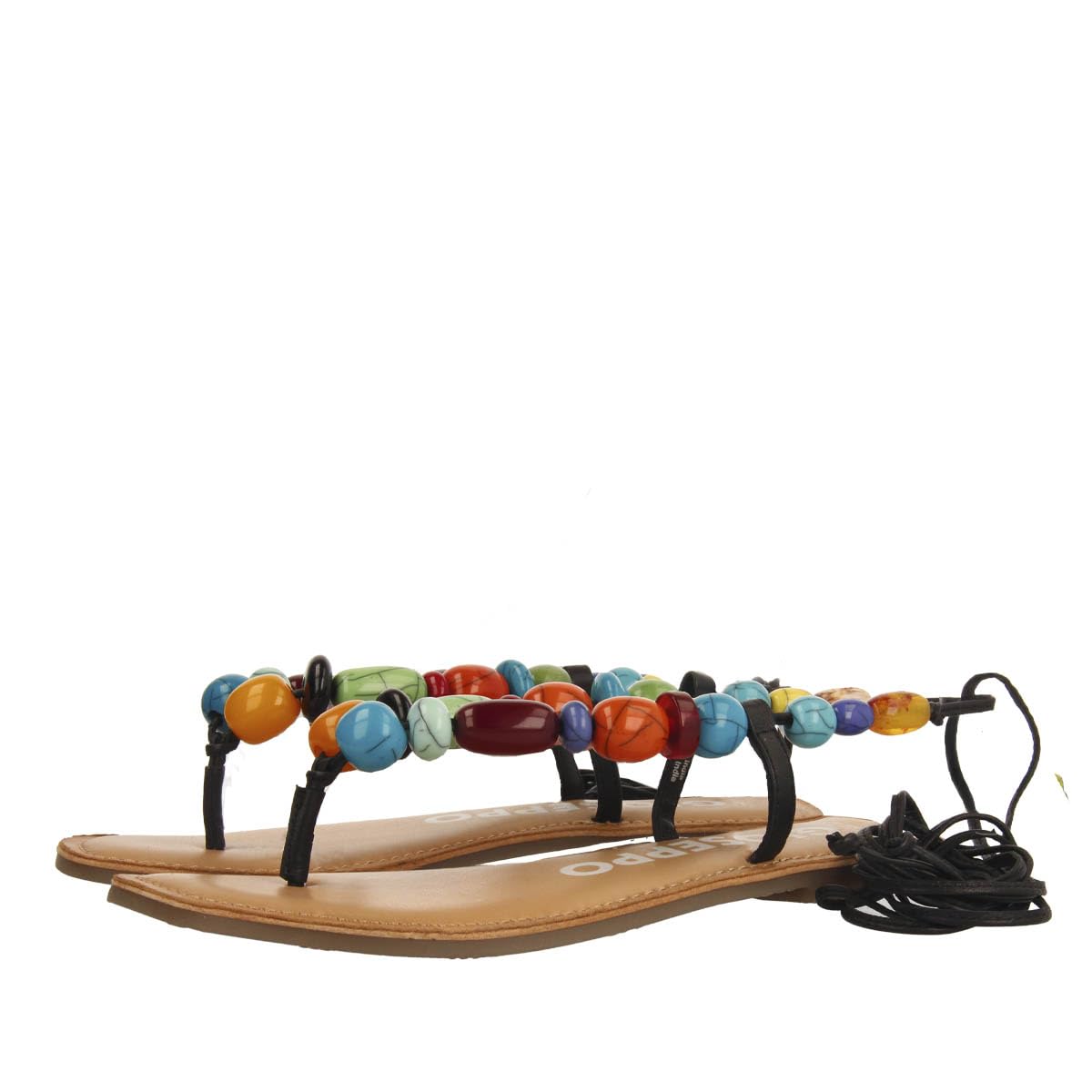 Gioseppo Women's Multicolor Flat Sandals, 5 Uk, Flat Sandals