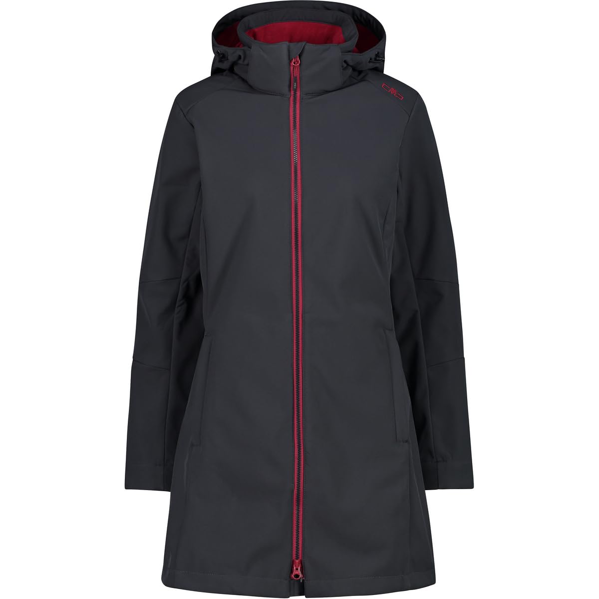 CMP - Woman Parka Zip Hood, Anthracite-Anemone, XS