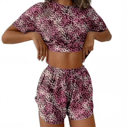 Image of Ekouaer Womens Pajama Sets Sexy Lounge Sets Side Split Short Pj Sets Cute Pjs 2 Piece Comfy Sleepwear Loungewear