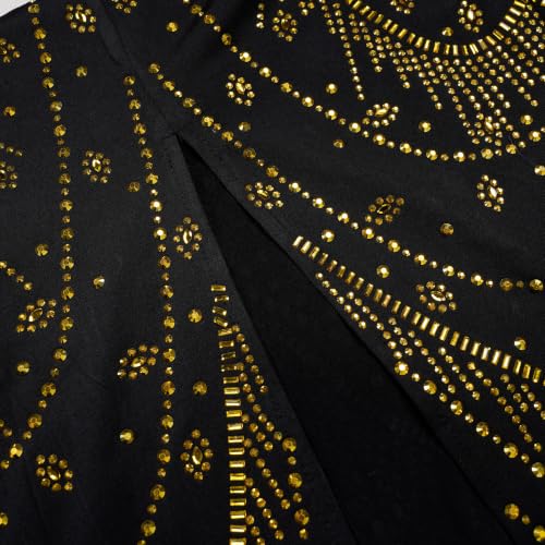 Image of Nagfar Women Rhinestone Sequin Birthday Party Sexy New Year Formal Dress