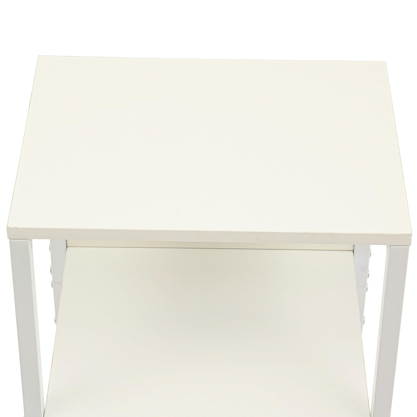 Mobile Vinile Stoccaggio a 3 livelli Ripiano Giradischi carico 45kg Struttura Ferro MDF Stabile Separatori Porta dischi Rimovibili Tavolo di Supplemento per Soggiorno Camera Ufficio