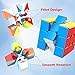 QYTOYS Toys 3x3 Speed Cube, Magic Puzzle Toy, 56mm Advanced Version, Stickerless ABS Colour Cube