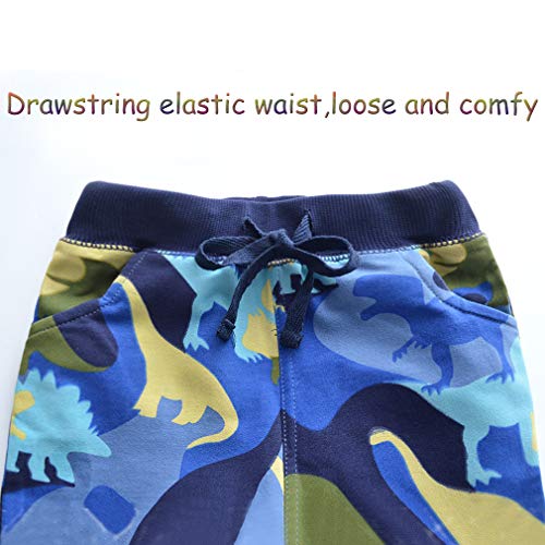 Image of Little Boys Jogger Pants Toddler Boys' Drawstring Elastic Waist Cotton Casual Sweatpants 1PC / 2 PCS Set