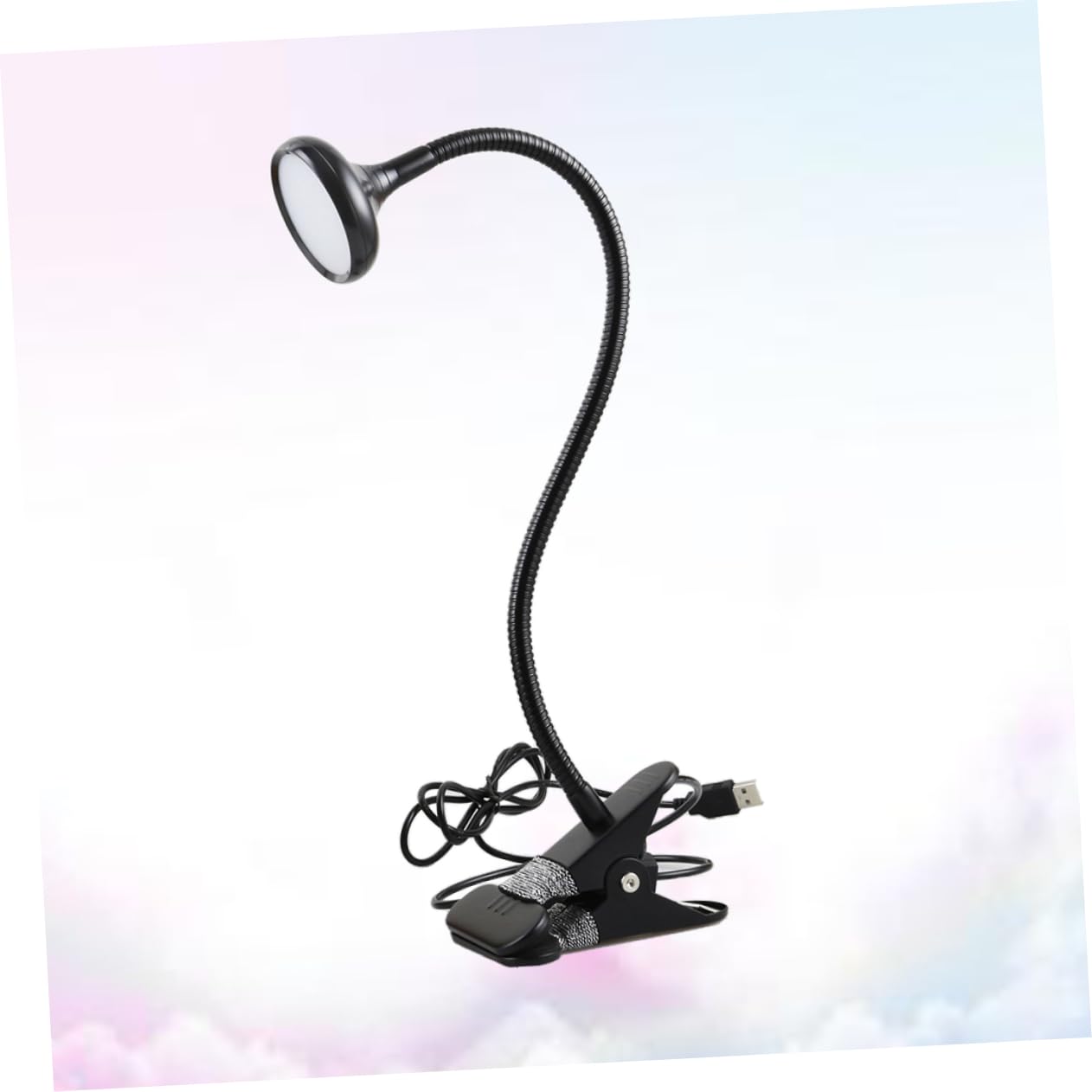 Lámpara de Lectura USB con Clip Recargable LED Varios estilos Brillo Ajustable y Brazo Flexible de Metal Lámpara de Escritorio para Lectura en Cama y Noche