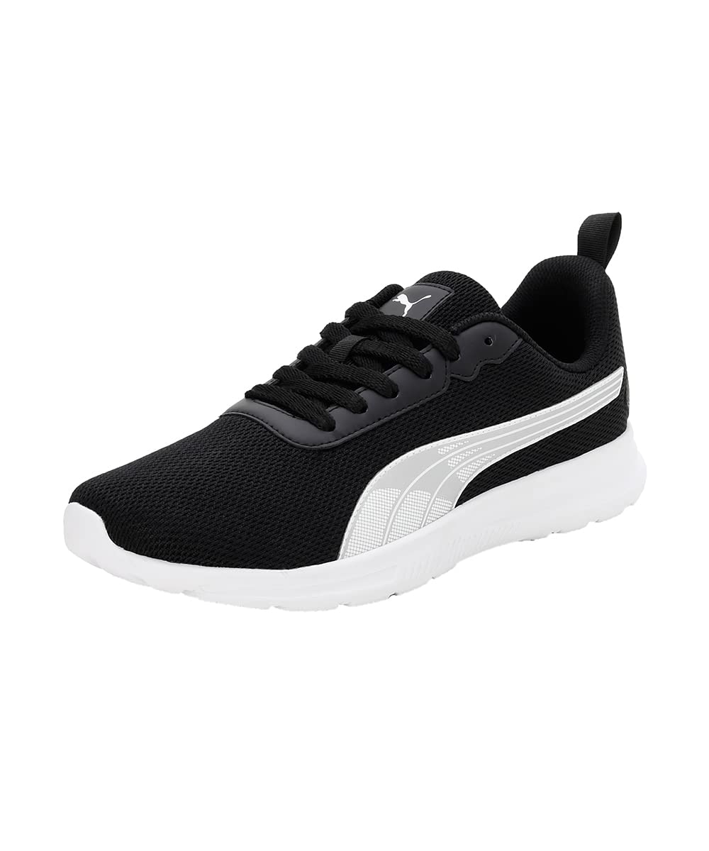 Puma Mens Essex Comfort Black-Silver-White Running Shoe - 10UK (37926101) (B0BFDXKM3V) Amazon Price History, Amazon Price Tracker