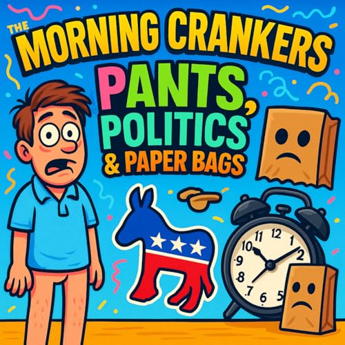 Morning Crankers Forgotten Pants, Politics & Paper Bags – Hilarious News You Can’t Make Up Podcast Por arte de portada