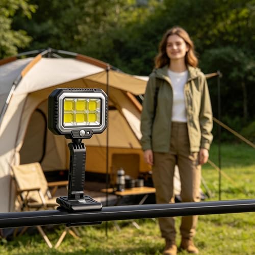 Luz solar con pinza exterior e impermeable con tres modos de iluminación por sensor 3