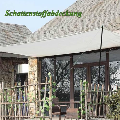 Filet de protection solaire blanc 2 x 6 m contre chaleur - 4