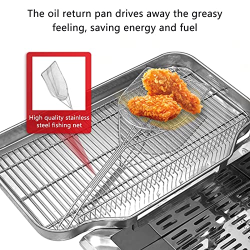 Fritteuse Gasfritteuse, schnelles Aufheizen, Dicke automatische Temperaturregelung, große Kapazität, freie konstante Temperatur, schnelles Aufheizen, Dicker Edelstahl – Bild 8