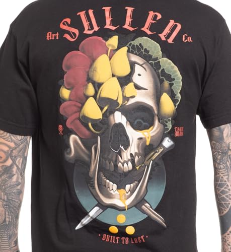 Sullen Men's Last O Us Fungi Capsule Tattoo Lifestyle Graphic Standard Short Sleeve Tee White3