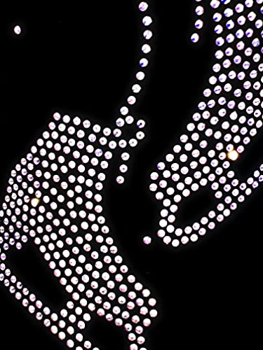 ice fire polartec figure skating jackets with pair of skates rhinestones design