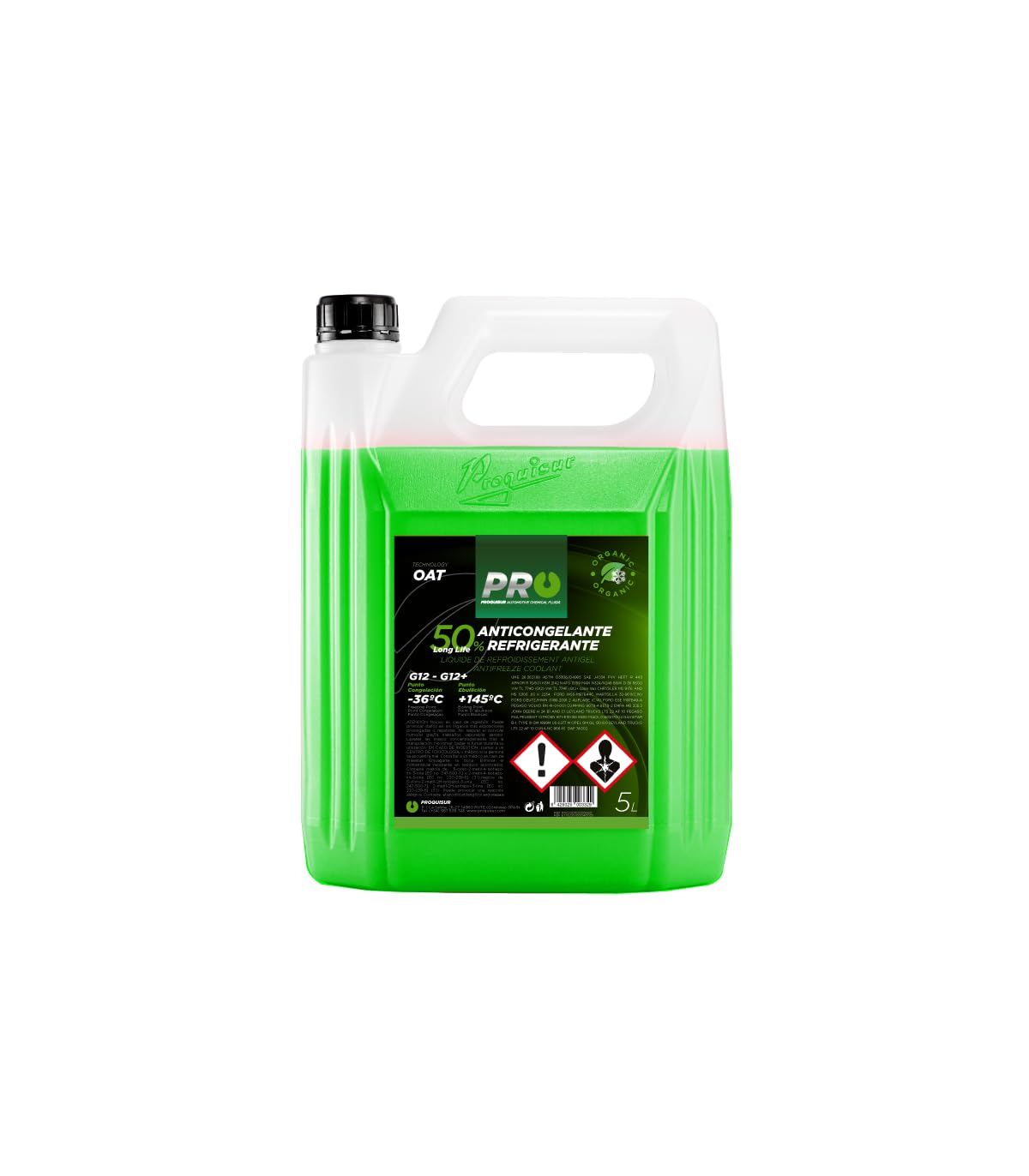 Anticongelante 50% Verde (Garrafa 5 litros)
