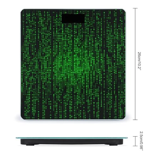 Báscula Digital de Baño con Cristal Templado y Pantalla LCD miniatura 2
